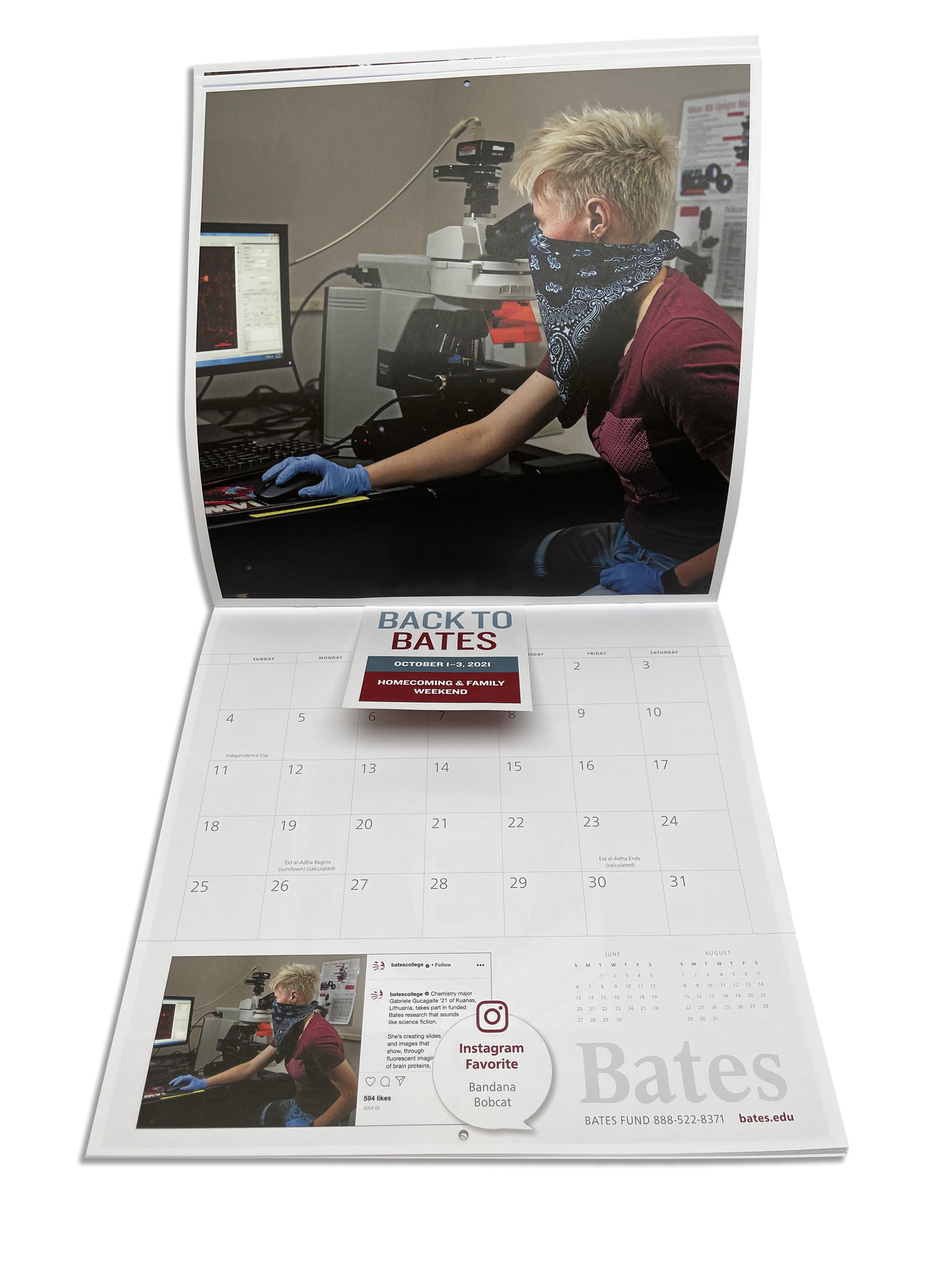 Bates College Calendar Interior Penmor